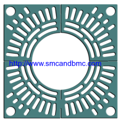 Supply low price and high intensity composite material SMC BMC tree grate