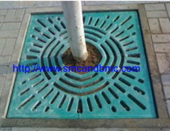 OEM offer colorful and durable SMC or BMC composite street tree protection grating