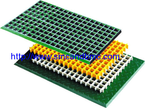 Anti-slip BMC SMC molded grating