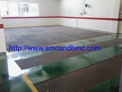 GRP composite material grating with micro mesh