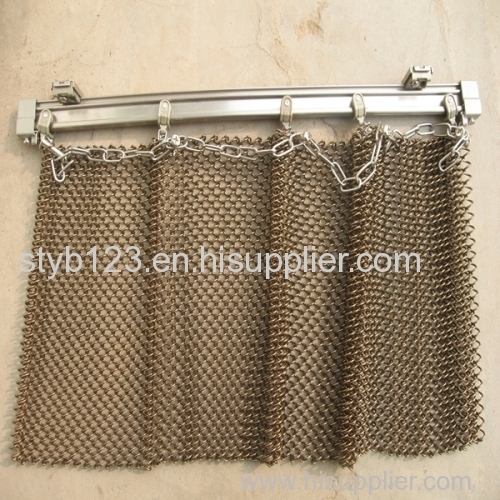 curtain mesh aluminum drapery