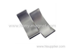 Arc shape permanent ndfeb rectangle magnet