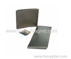 Arc shape sintered neodym alternator rotor magnet