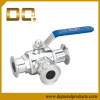 Sanitary Valve Series Three-way Type Clamp Ball Valve