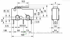 Shanghai Sinmar Electronics Micro Switches 5A250VAC 3PIN Short Lever Micro Switches