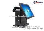 15 Inch Dual Touch Screen POS Terminal , Hotel POS Cash Register System