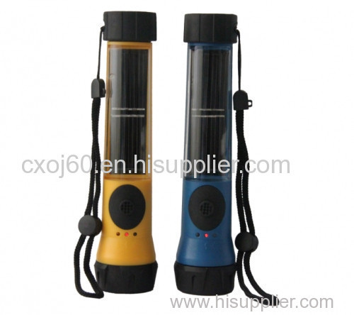 Plastic Solar FlashlightT D-815