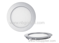 LED round Panel Light Fixture with super white LEDs 8 W 1000Lumen