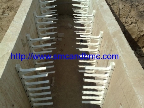 FRP/SMC combination type cable bracket tray