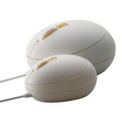 Egg-shaped optical wired mouse