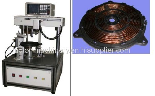 Concave IH disk winding machine IH coil disk winding machine for concave IH