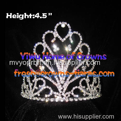 4.5inch Hot Selling Rhinestone Pageant Crowns