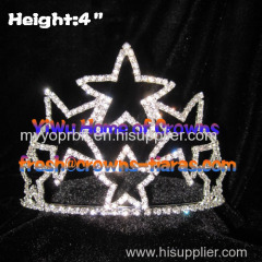 4inch Star Crystal Pageant Crowns