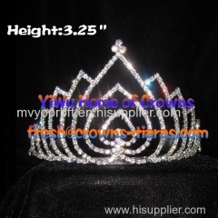 Heart Crystal Rhinestone Crowns and Tiaras