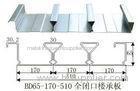 Custom galvanized corrugated metal deck roofing sheet / sheeting for buildings