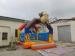 Lovely Monkey Inflatable Jumping Castle For Kindergarten Rentals
