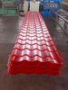 Custom Red or Orange Metal Roof Sheet , trapezoidal steel sheet waterproof