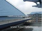 Durable lightweight Curving corrugated Glazed roof tile / steel roofing sheets for house