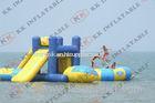 Inflatable Aquatic Water Trampoline For Water Parks 0.9mm PVC Tarpaulin