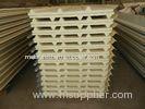 Prefabricated House Building Material PU Sandwich Panel PE , PVDF Surface finish