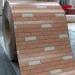Q235 Brick Grained Colored Steel Sheet in Coil thickness 0.2 - 1.0mm / SGCC