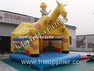 Commercial Inflatable Bouncer , Giraffe Inflatable Bouncer Jumping Bed For Kids