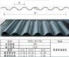 Color Corrugated Metal Wall Panels , Galvanized steel roofing tile for architecture