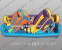 Large Adult Inflatable Obstacle Courses With Inflatable Slide For Girls Yard Game