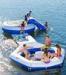 Fire Resistant Inflatable Water Floating Island , Inflatable Sports Games