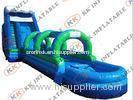 Anti Friction Commercial Inflatable pool Water Slide PVC tarpaulin For Adult