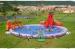 Adult Or Kids Inflatable Aquatic Water Trampoline For Water Parks 0.9mm PVC