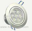 High Efficiency Recessed 7W Led Ceiling Downlight , SMD5630 Led Down Light Fixtures