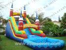 Commercial Grade Inflatable Water Slides Games Fire Proof 0.9mm Pvc