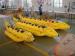 Advertising Inflatable Banana Boat For Sale / 0.9mm Pvc Tarpaulin / OEM Color