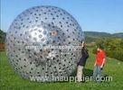 Beach Shining Zorb / Clear Inflatable Coloful Shining Flash Roller Ball For Grassplot rolling