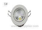 Energy Saving Warm white waterproof 5W COB LED Downlight with 25 degree Beam angle