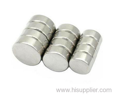 Rare earth neodymium button magnet