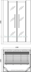 Infrared sauna for Single two person up to 5/6 person china company