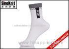 Customize Logo Cotton Fashion Athletic Sport Socks White Breathable and Anti-bacterial