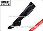 Cotton Fashion Sexy Knee High Socks Spots Logo Women Trendy Jacquard Long Socks