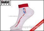 Fancy Jacquard Custom Athletic Socks White Knitting Socks Wholesale for Boys