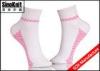 Girl Trendy Fresh Pink Cotton Ankle Socks Custom Made Women No Show Socks