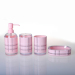 british style double thickness bathroom set plastic bathroom ware