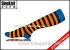 Fun Cotton Striped Knee High Socks Plain Thin Sexy Women Cool Knee High Socks