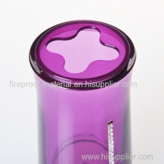 toothbrush holder cup with rhinestone plastic bathroom ware