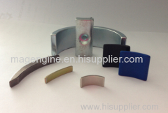 NdFeB Arc Magnets with different size