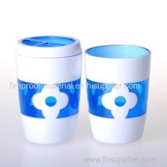 toothbrush holder cup PS plastic toothbrush cup