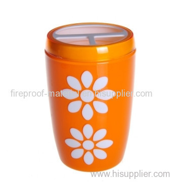 sunflower toothbrush holder cup PS plastic double thickness