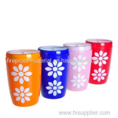 sunflower toothbrush holder cup PS plastic double thickness