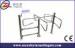 316 Stainless Steel supermarket turnstile / Mechanical Swing Gate Turnstile